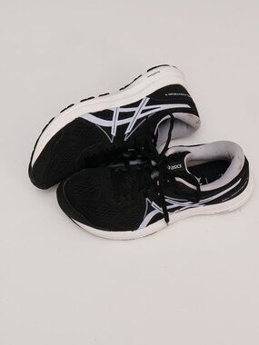 ASICS Gel-Contend 7 Men’s Size 7.5 Black White Running Shoes